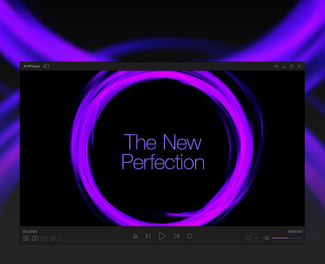 KMPlayer desktop interface and playback window
